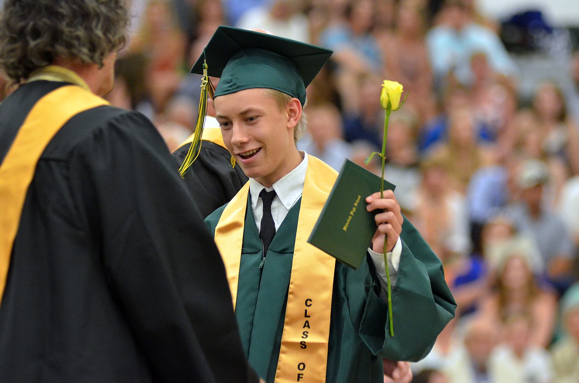 Whitefish High School graduated 115 seniors with the class of 2017 during the June 3 commencement ceremony at the high school gym. (Heidi Desch/Whitefish Pilot)