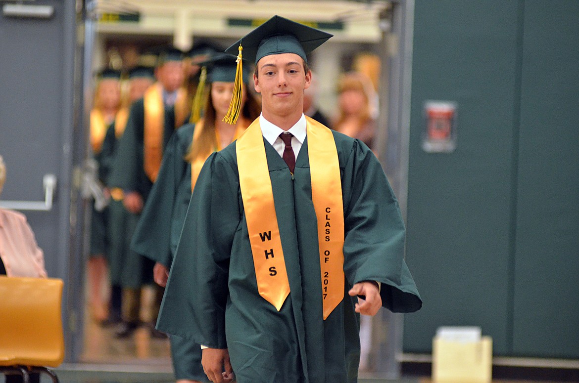 Whitefish High School graduated 115 seniors with the class of 2017 during the June 3 commencement ceremony at the high school gym. (Heidi Desch/Whitefish Pilot)