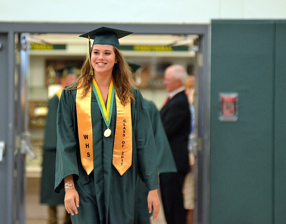 Whitefish High School graduated 115 seniors with the class of 2017 during the June 3 commencement ceremony at the high school gym. (Heidi Desch/Whitefish Pilot)