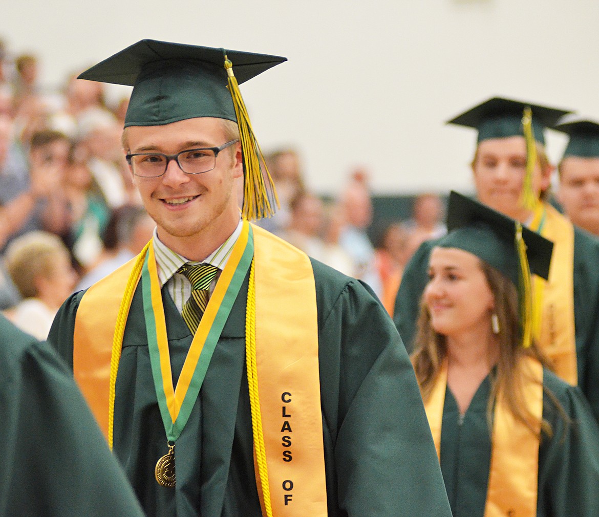 Whitefish High School graduated 115 seniors with the class of 2017 during the June 3 commencement ceremony at the high school gym. (Heidi Desch/Whitefish Pilot)