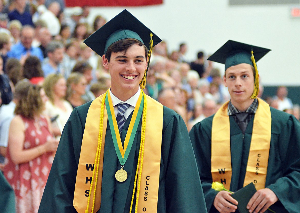 Whitefish High School graduated 115 seniors with the class of 2017 during the June 3 commencement ceremony at the high school gym. (Heidi Desch/Whitefish Pilot)