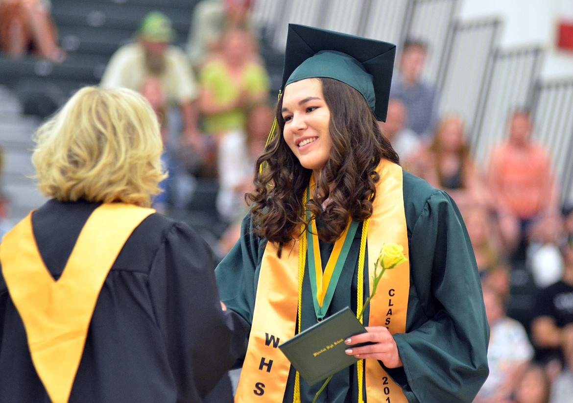 Whitefish High School graduated 115 seniors with the class of 2017 during the June 3 commencement ceremony at the high school gym. (Heidi Desch/Whitefish Pilot)