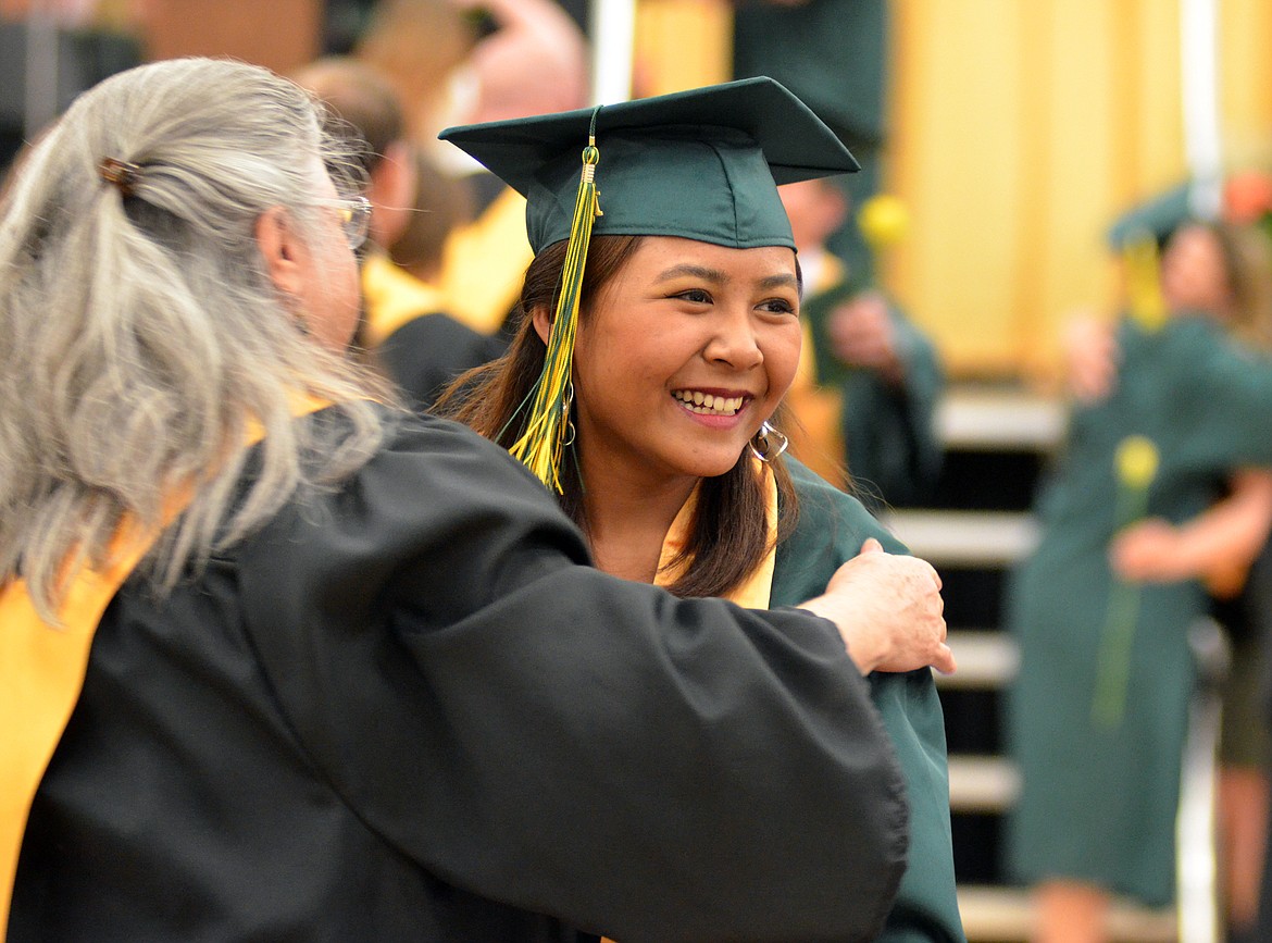 Whitefish High School graduated 115 seniors with the class of 2017 during the June 3 commencement ceremony at the high school gym. (Heidi Desch/Whitefish Pilot)