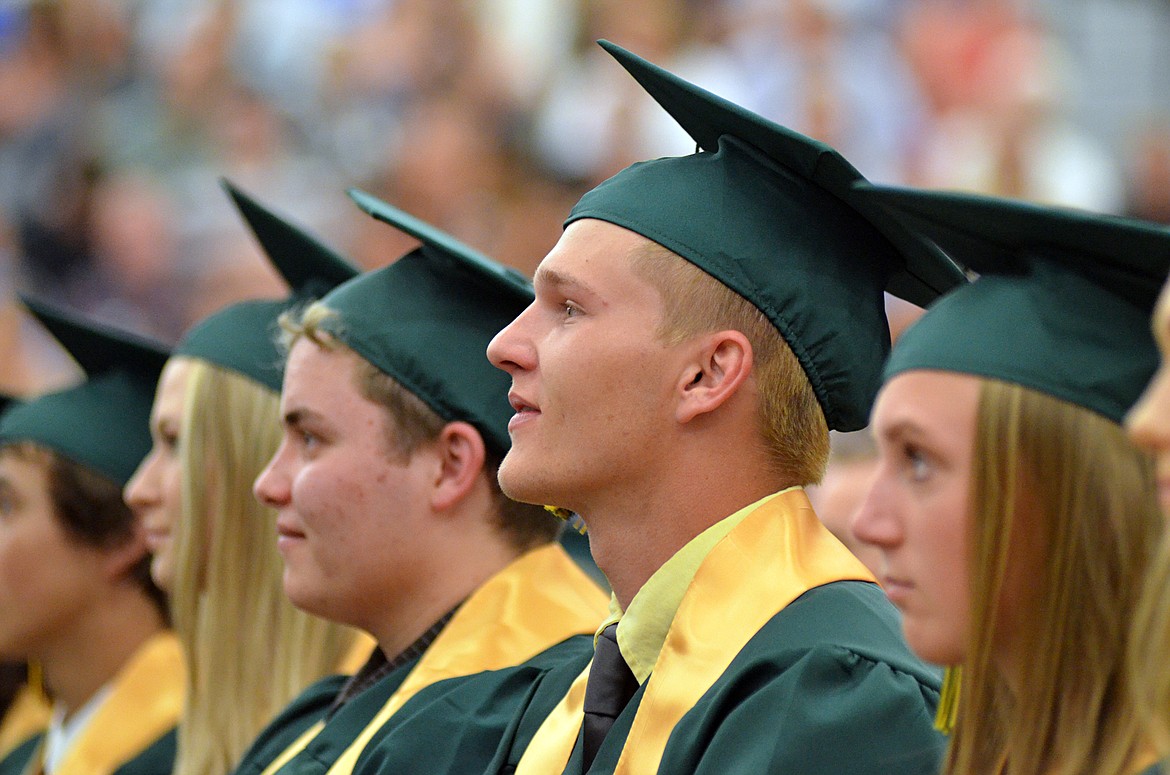 Whitefish High School graduated 115 seniors with the class of 2017 during the June 3 commencement ceremony at the high school gym. (Heidi Desch/Whitefish Pilot)