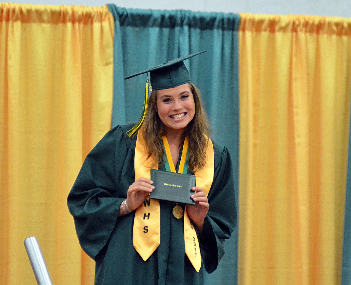 Whitefish High School graduated 115 seniors with the class of 2017 during the June 3 commencement ceremony at the high school gym. (Heidi Desch/Whitefish Pilot)