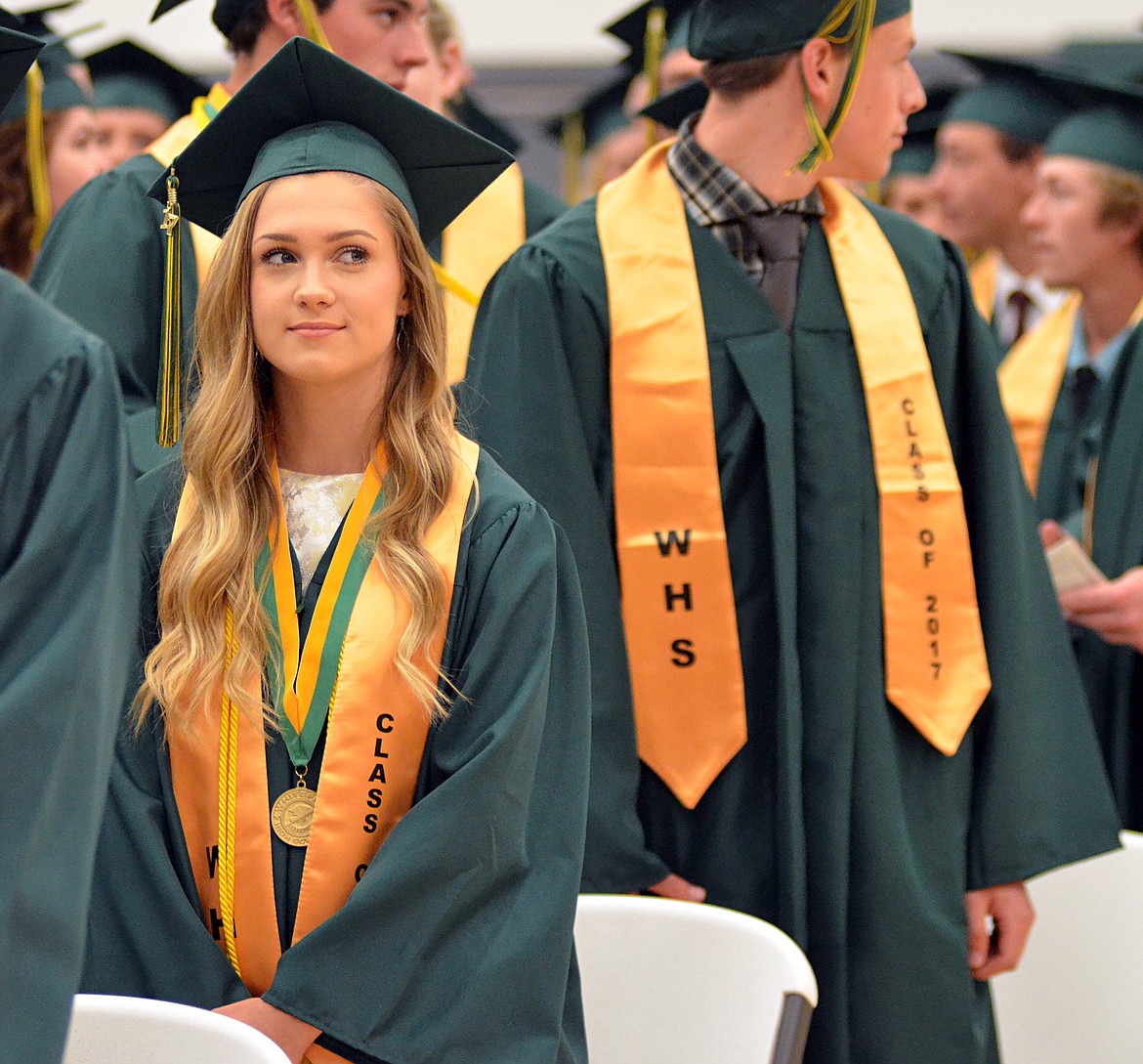 Whitefish High School graduated 115 seniors with the class of 2017 during the June 3 commencement ceremony at the high school gym. (Heidi Desch/Whitefish Pilot)