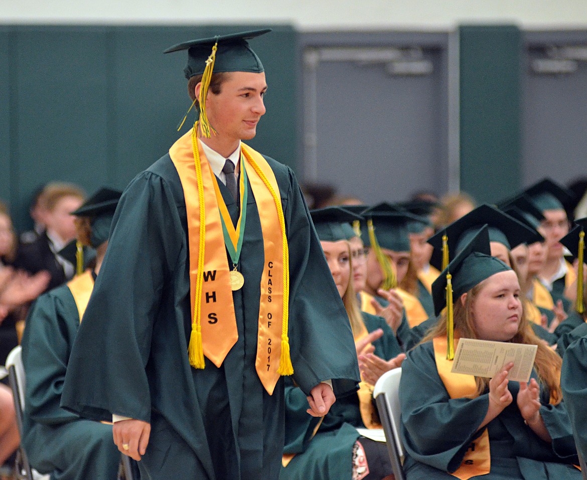 Whitefish High School graduated 115 seniors with the class of 2017 during the June 3 commencement ceremony at the high school gym. (Heidi Desch/Whitefish Pilot)