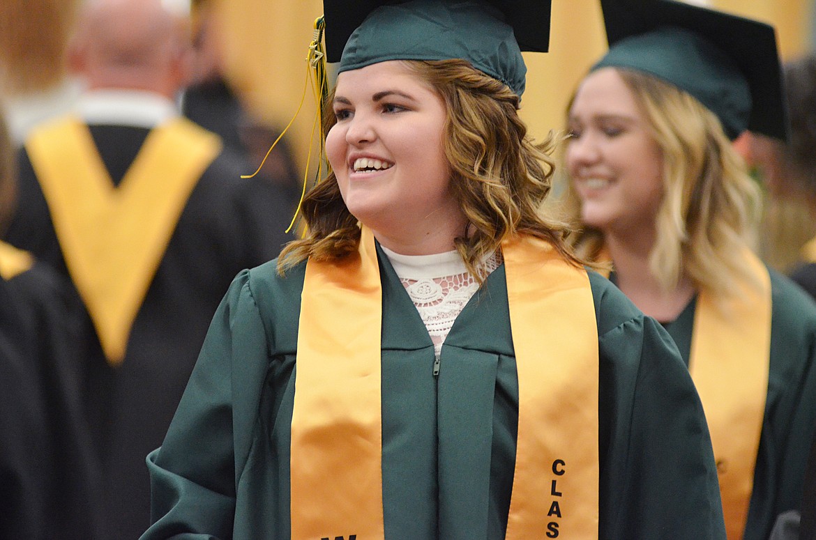 Whitefish High School graduated 115 seniors with the class of 2017 during the June 3 commencement ceremony at the high school gym. (Heidi Desch/Whitefish Pilot)