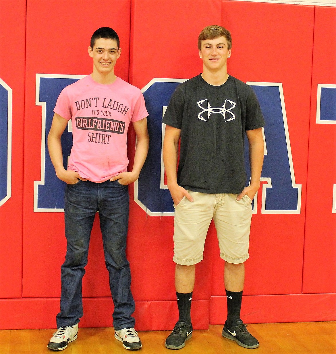 Superior freshman Kyler Francis and junior Connor Voll received their welding certificates last week after passing national welding tests. Raine Kaufman and Howard Edison also passed. (Kathleen Woodford/Mineral Independent).