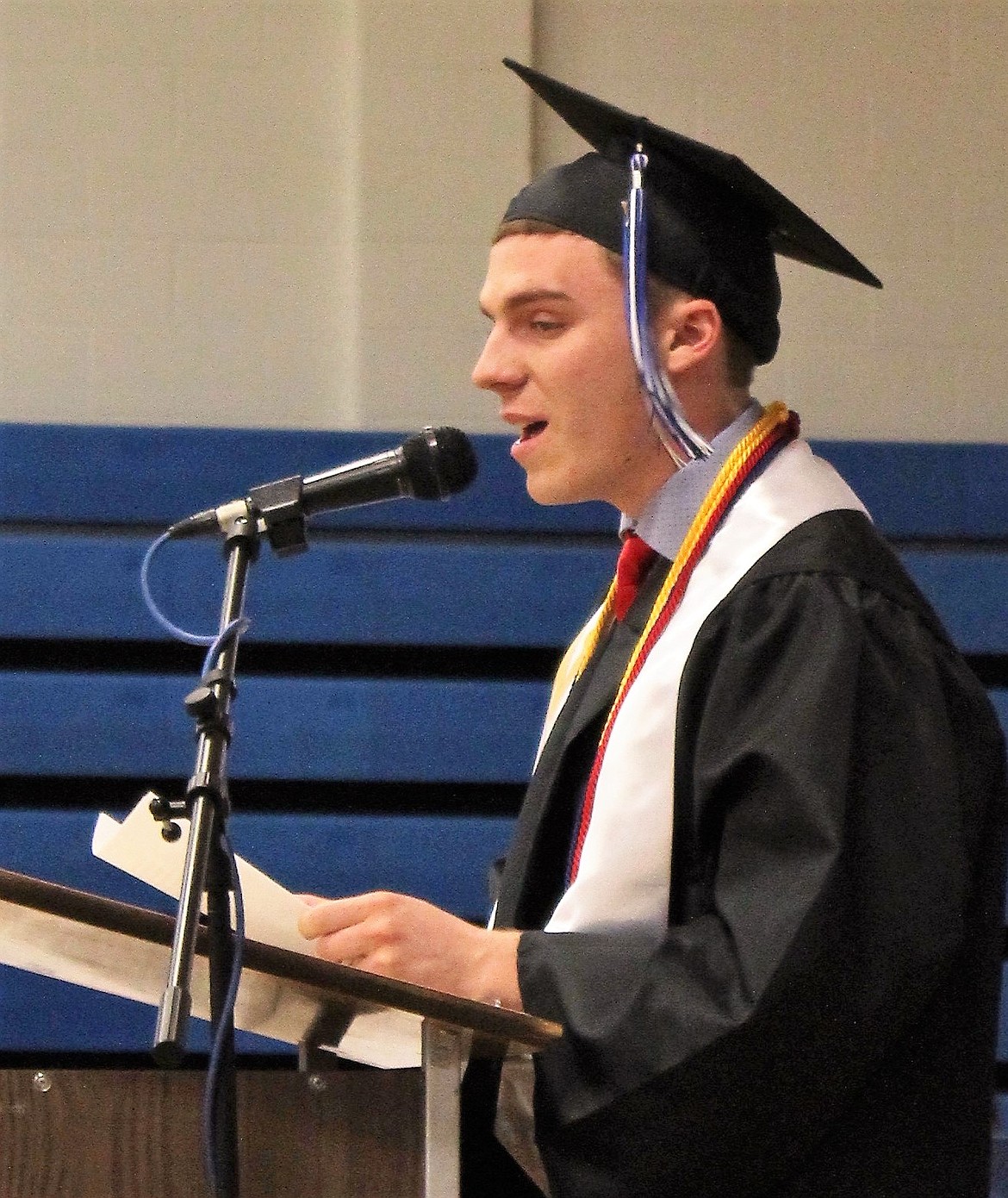 Aidan Patko was the salutatorian for the Superior 2017 graduating class. (Photo by Frankie Kelly).