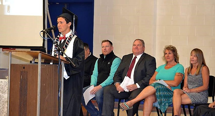 Nicholas Taryn Ververis was the valedictorian for the Superior graduating class on Sunday. (Photo courtesy of Taryn Ververis)