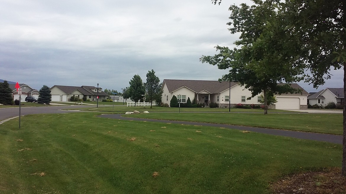 Photo by TYLER WILSON
Spacious lot sizes and shops are major draws in the Prairie Meadows development in Post Falls.