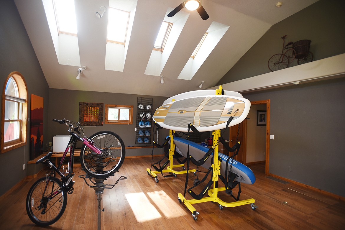 Interior of the new Spoke and Paddle in Somers which will offer bike, kayak, and stand-up paddle board tours and rentals.