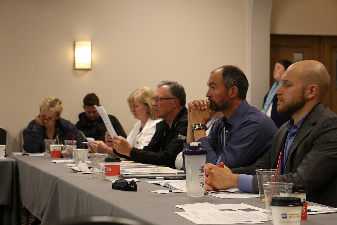 Members of Idaho&#146;s Joint Finance-Appropriations Committee listen to a presentation on the Good Neighbor Authority Tuesday as part of the committee&#146;s spring tour.

(Photo by MARY MALONE)