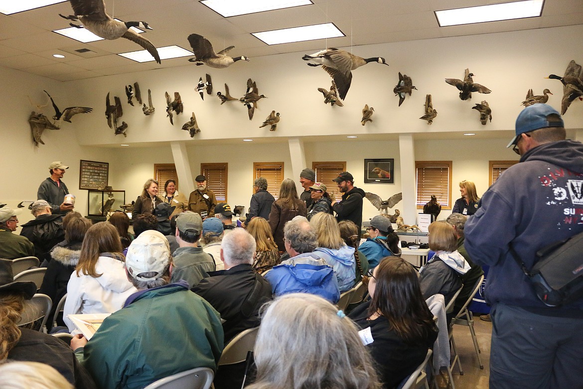 Photo by Mandi Bateman
Antendees waited to hear if their name was called for the variety of raffle prizes.