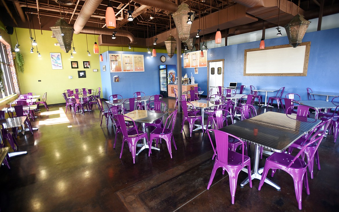 Interior of the Staggering Ox in Kalispell.(Brenda Ahearn/Daily Inter Lake)