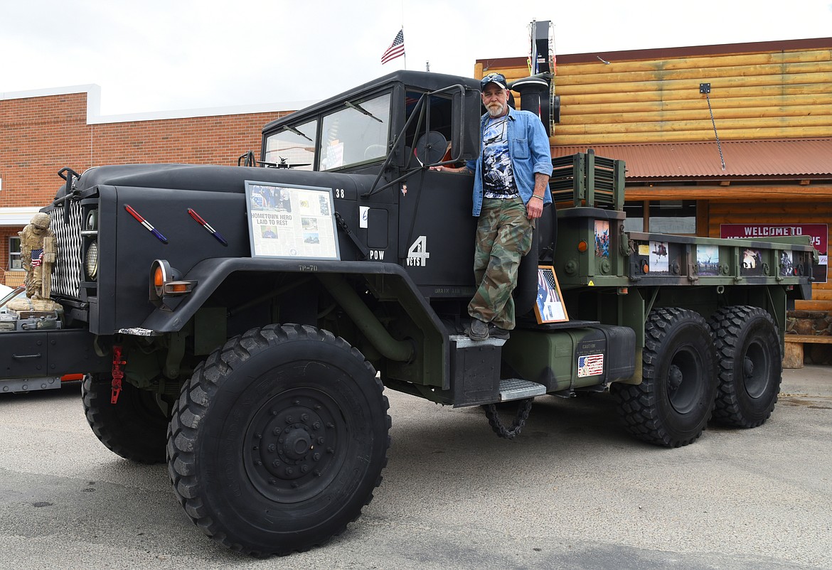 THOMPSON FALLS resident Nick Laverl displays his 1986 Model 923 A-1 at the Homesteaders Days Car Show in Hot Springs this weekend. (Marla Hall/Clark Fork Valley Press)