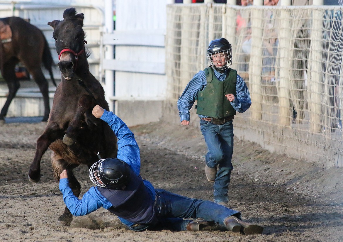 Photo by Mandi Bateman
Blake Rice and Brody Rice show that the cowboy spirit knows no age.