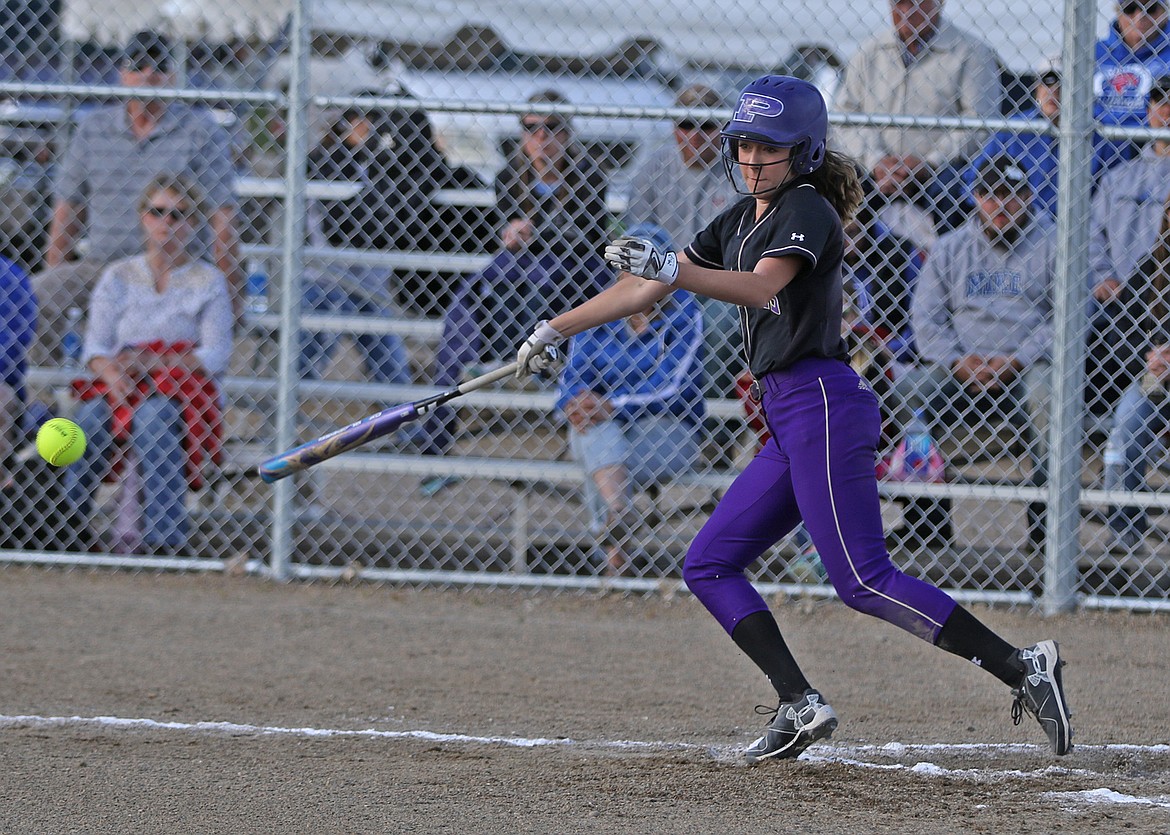 POLSON SOFTBALL player Kaelyn Smith, Jr. was named to the All Class A first team at the end of the season. Smith was one of the Lady Pirates&#146; key contributors to a team that qualified for the Class A state tournament team in Sidney. (Photo courtesy of Bob Gunderson)