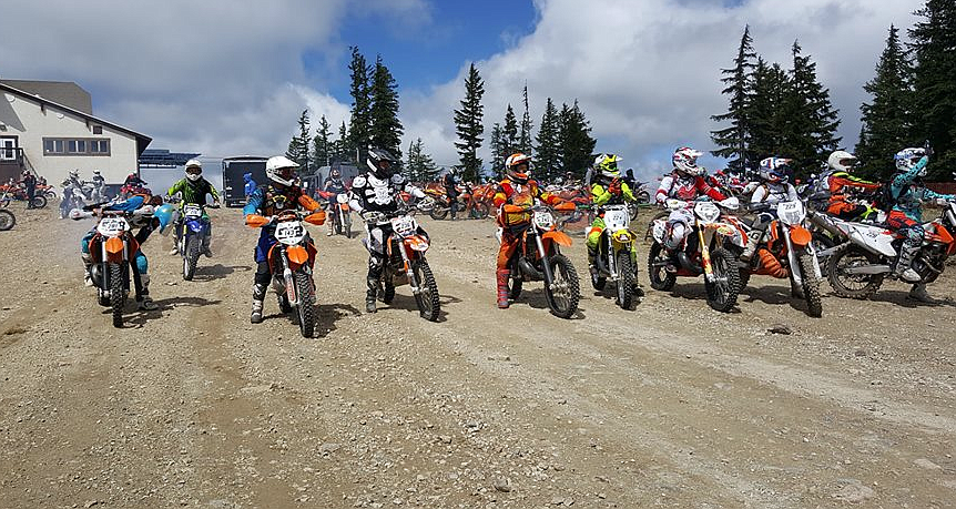 Riders wait for their race to begin during last year&#146;s race. The successful race will be on SIlver Mountain once again on June 17-18.