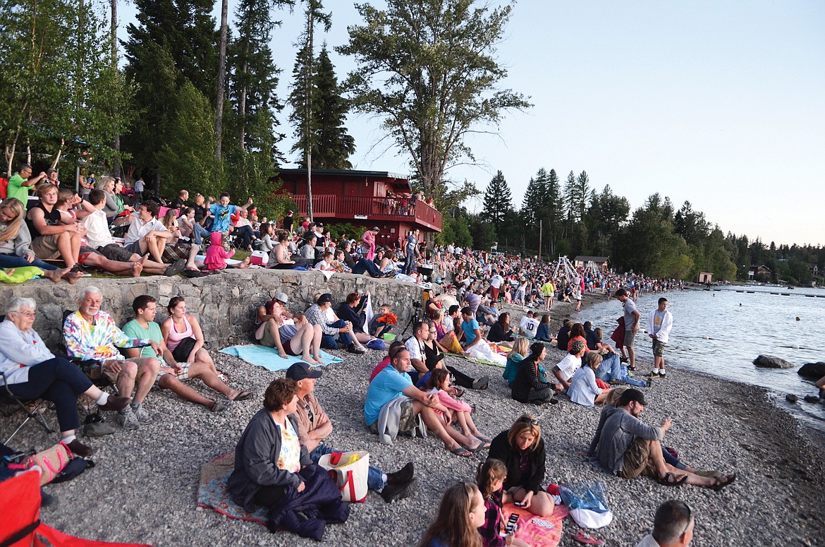 FIREWORKS FANS pack Whitefish&#146;s City Beach. (Whitefish Pilot, file)