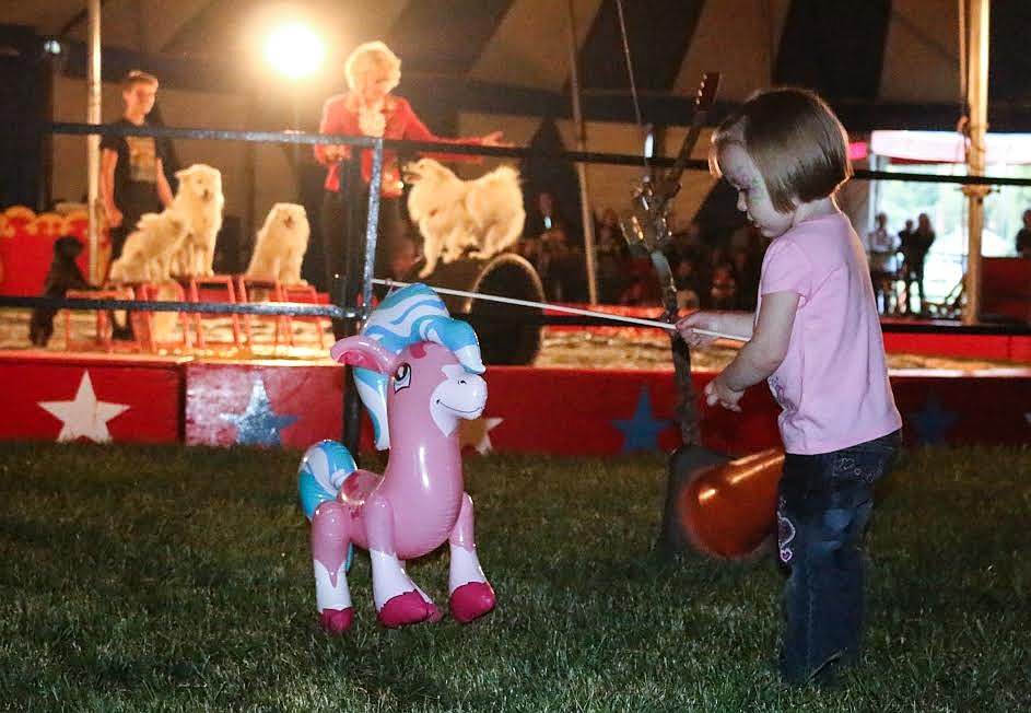 Photo by Mandi Bateman
Tayeleigh Banning enjoys the Culpepper &amp; Merriweather Circus.