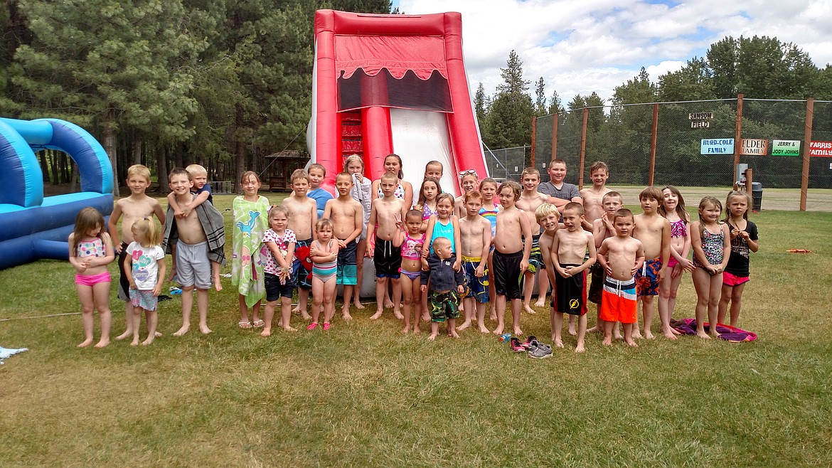 The St. Regis Tigers teams enjoyed their annual &#147;Baseball Beach Party&#148; on Saturday at the town park. (Photo courtesy of Michelle Simkins)