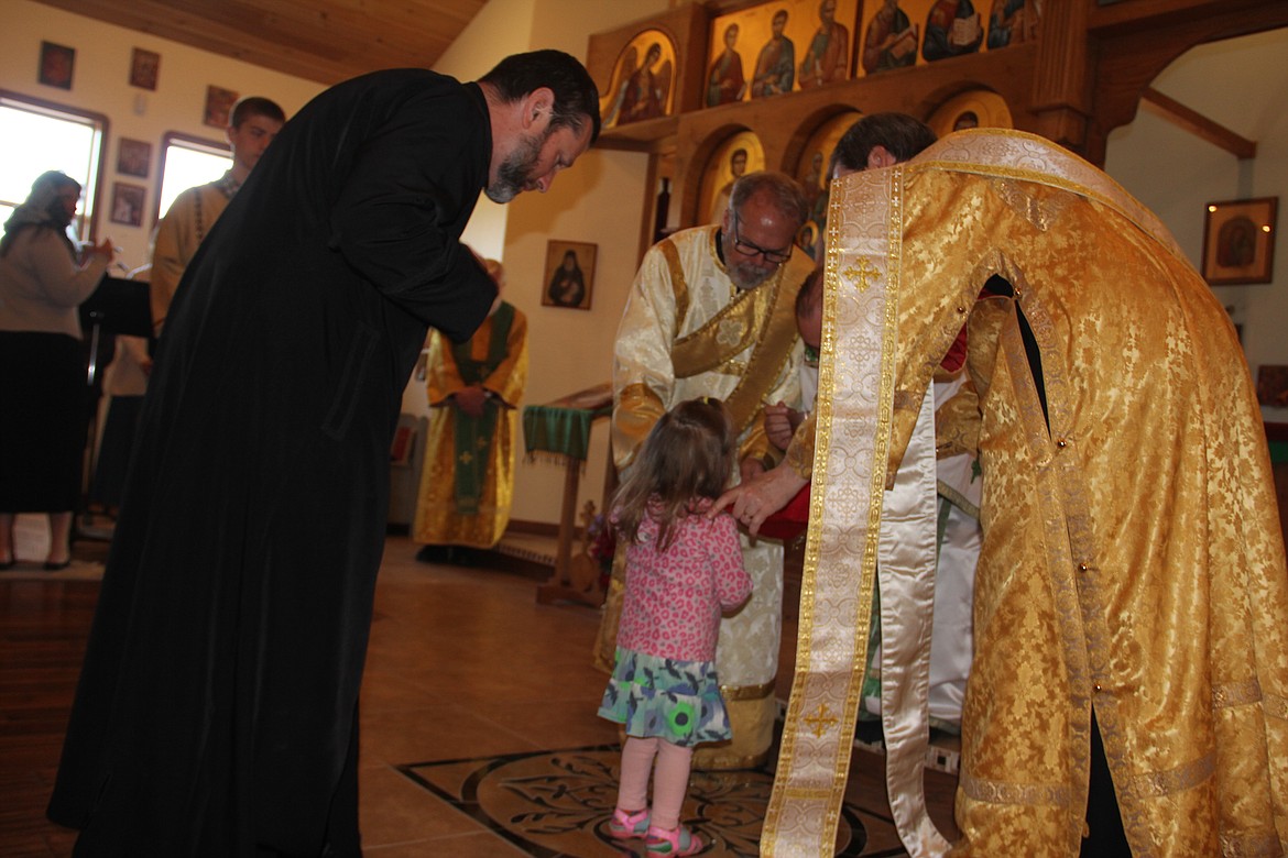 Courtesy Photo
Church officials bless the congregation in the ceremony Blessing of the Eucharist after their introductory service.