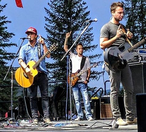 Love and Theft entertained audiences on Saturday, June 24 at the Tin Can Alley Amphitheater in St. Regis. (Photo courtesy of Tin Can Alley Amphitheater).