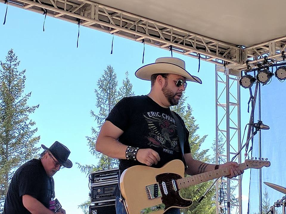 Country singer, Jesse Quandt joined over a dozen other artists during the Mineral County Mud and Country Music Festival in St. Regis. (Photo courtesy of Tin Can Alley Amphitheater).