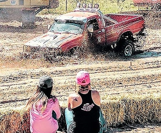 Mud bog racers made a three-day splash during the Mud and Country Music Festival in St. Regis. (Photo courtesy of Tin Can Alley Amphitheater).
