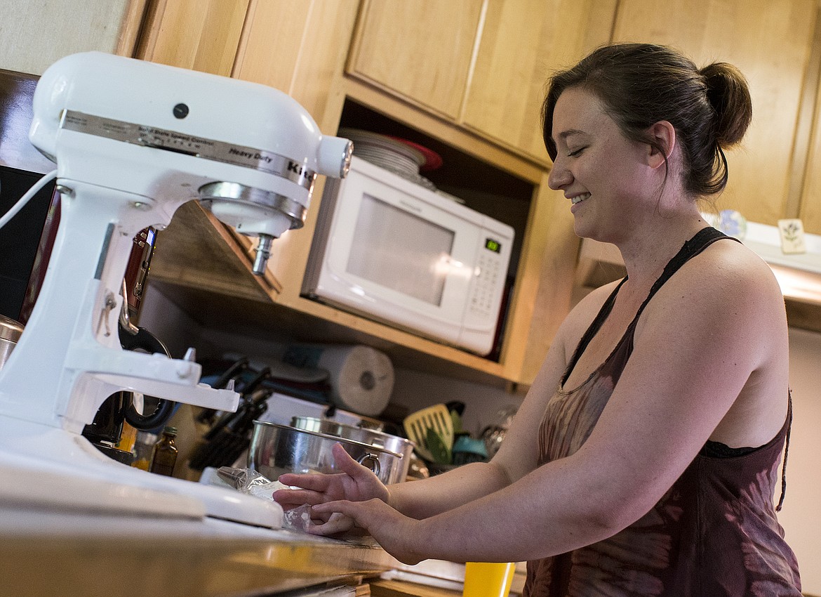 LOREN BENOIT/PressWendy kneads a job.