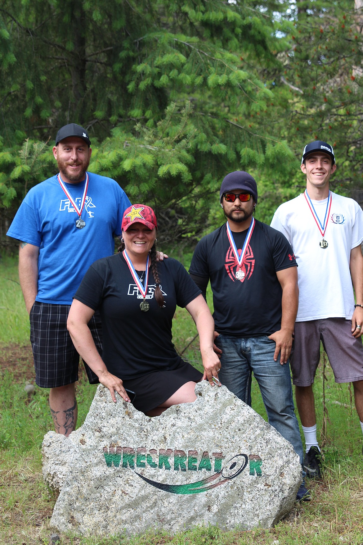 Courtesy photo
Jason Petersen, Dani Petersen, Tim Gisel and Sterling West all won medals for competing in the intermediate division at the last Farragut Fling.