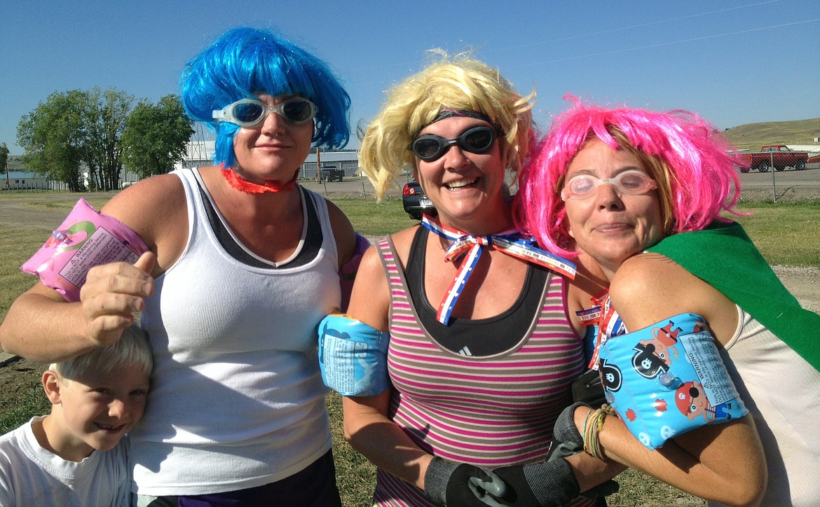 MUD RUN Contestants from last year's Mud Run stop to take a picture prior to the race. (Photo courtesy of Lowell Tyler)