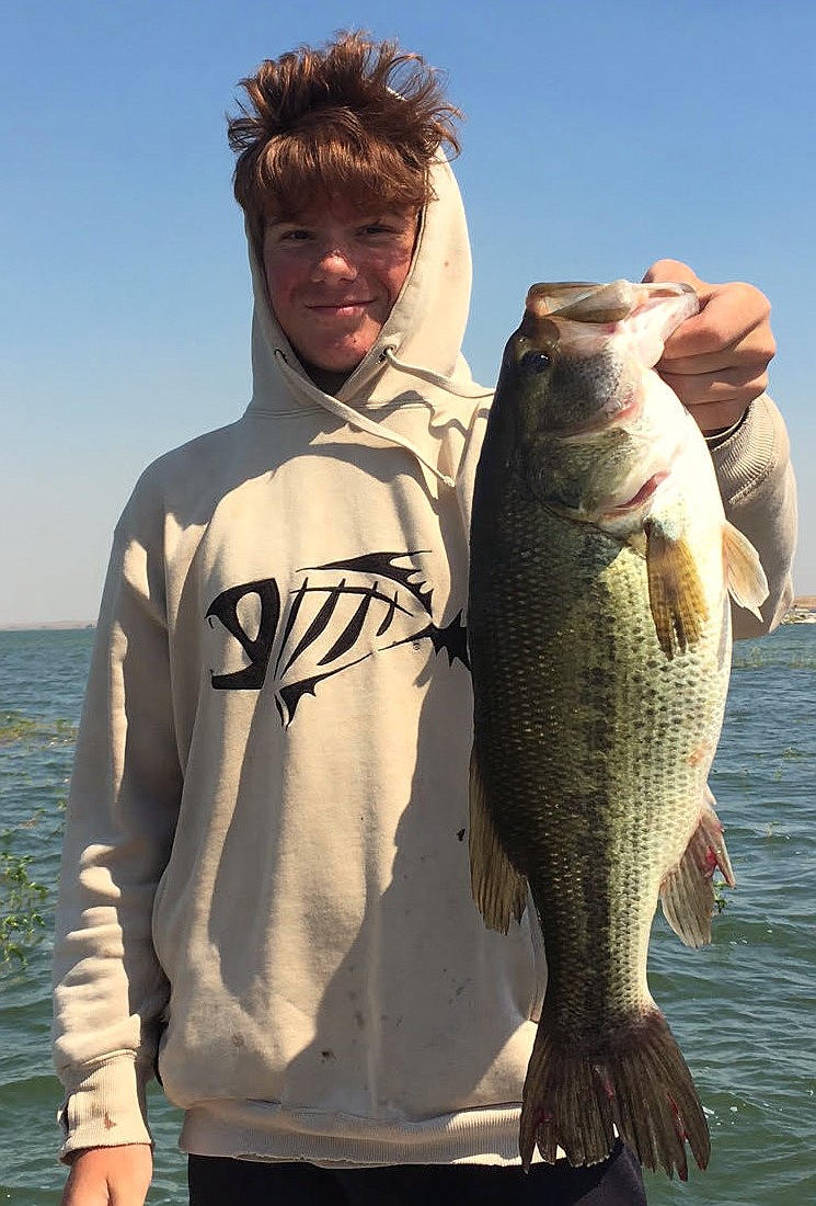 Courtesy photo - Nice Largemouth bass caught back in the dunes on a SPRO Frog.