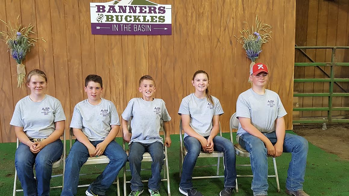 Courtesy photos
Western Regional Classic Showman, from left: Tamara McGraw, Blake Rice, Brody Rice, Holly Ansley and Dillon Mai.