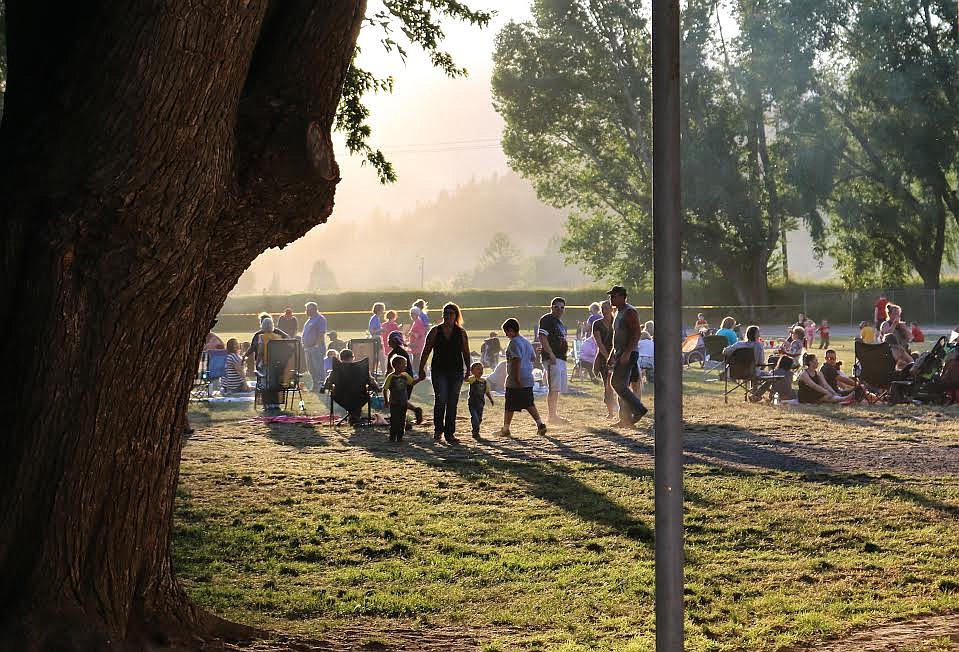 Photo by Mandi Bateman
The community gathered at the fairgrounds, visiting with family and friends, old and new.