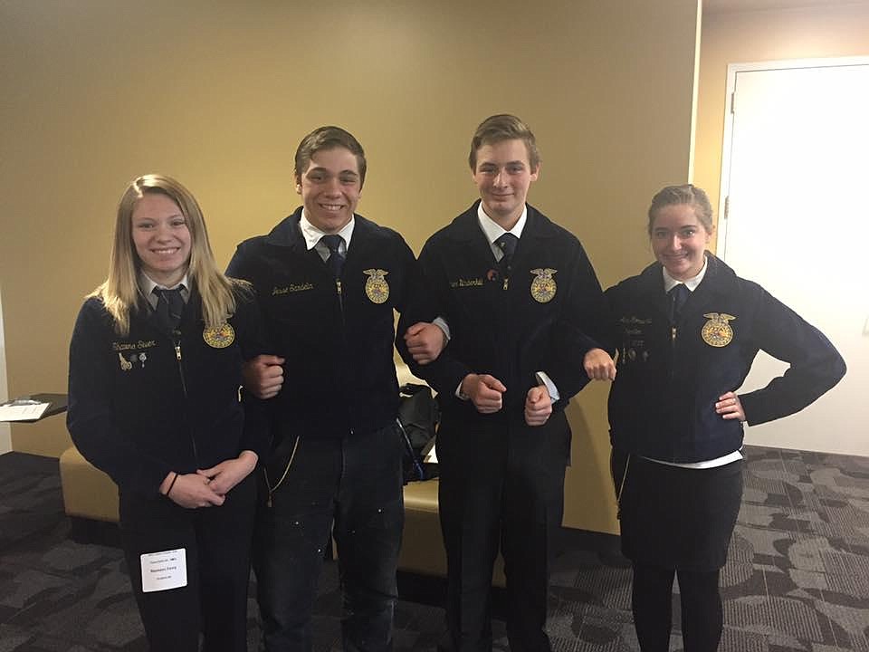 Dairy Foods Team, from left: Shawa Siver, Jesse Sandelin, Conner Underhill, and Mary Fioravanti.