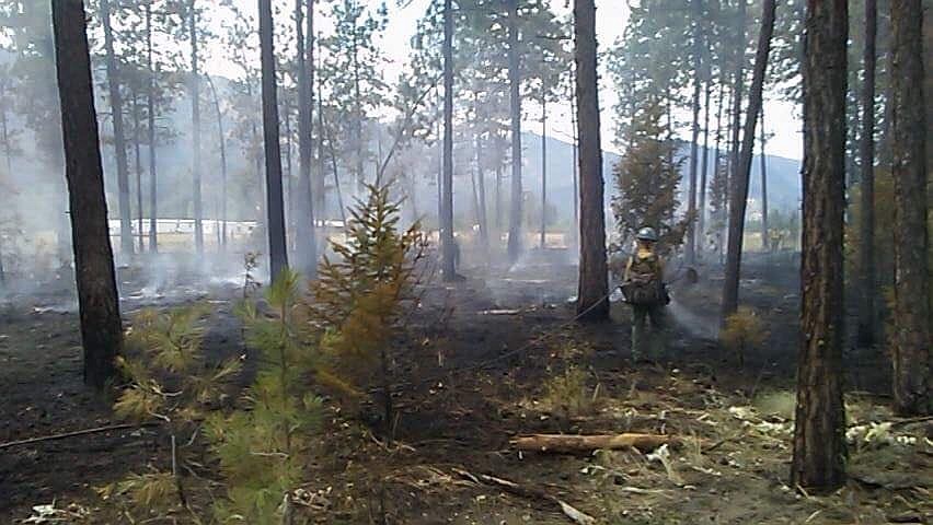 Several fires broke out near Superior last week however all were extinguished quickly with minimal damage to surrounding areas. (Photo courtesy of the Superior Vol. Fire Dept.)