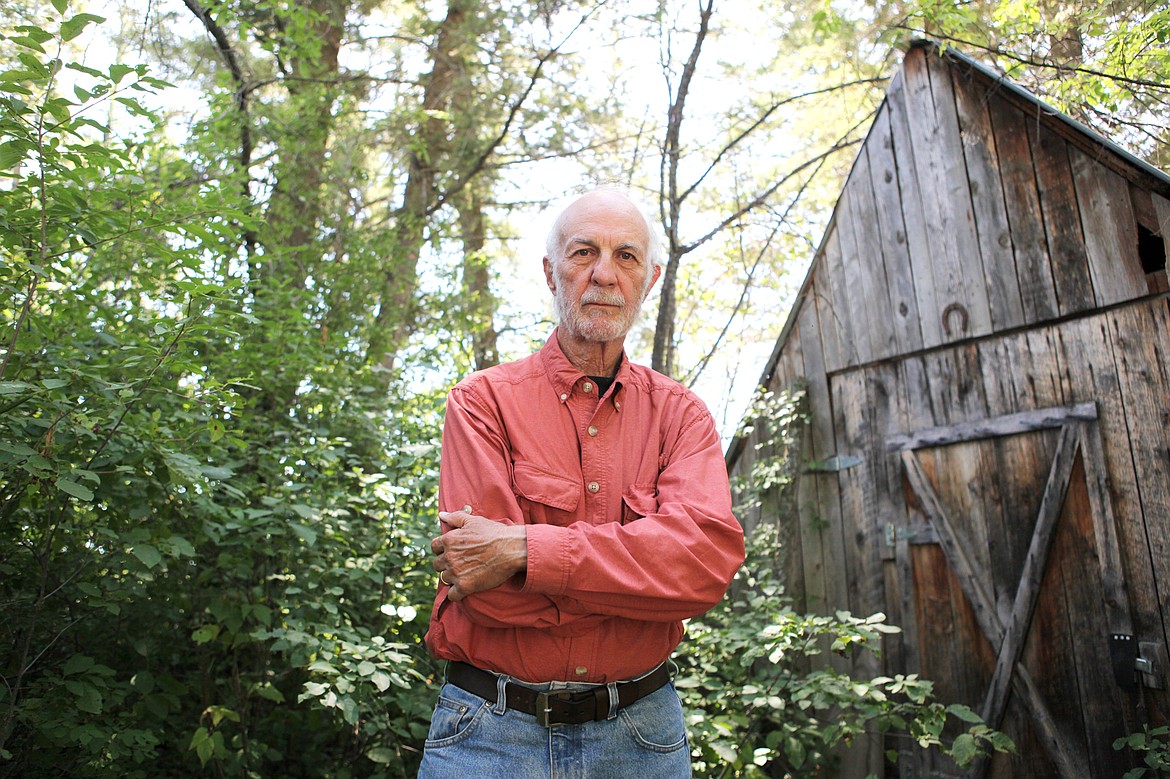 Former Glacier National Park ranger Bert Gildart is pictured outside his Bigfork home July 26. (Mackenzie Reiss/Daily Inter Lake)