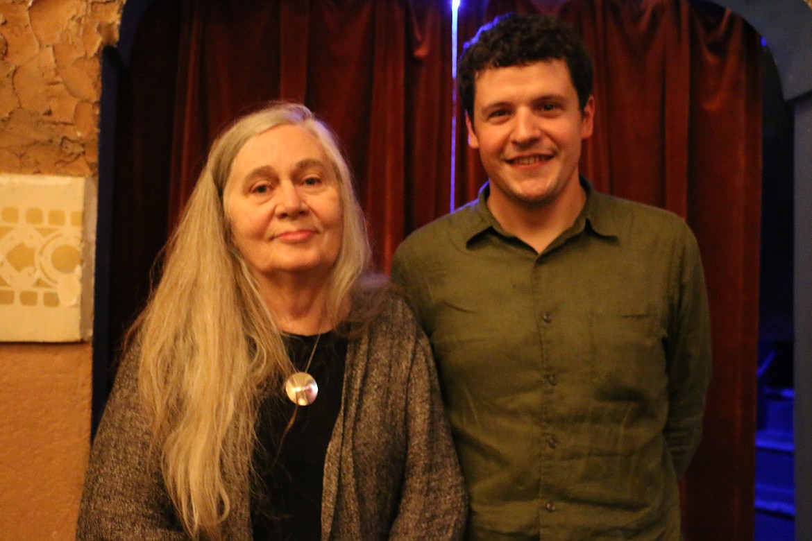 Pulitzer Prize-winner and Sandpoint native Marilynne Robinson, right, was in town Thursday to speak at the Panida Theater about the importance of public education during the campaign launch of Reclaim Idaho, founded by Sandpoint native Luke Mayville, left.

(Photo by MARY MALONE)