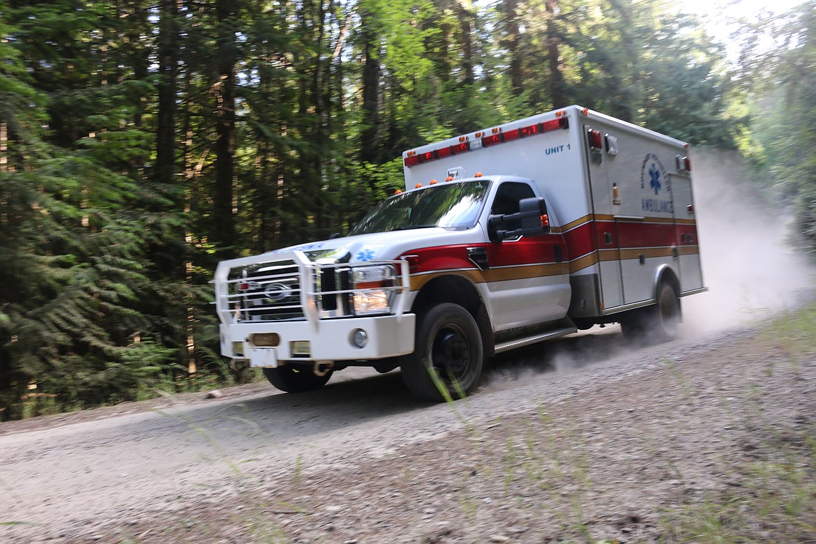 After a successful rescue, Boundary Ambulance takes the injured hiker to the hospital.