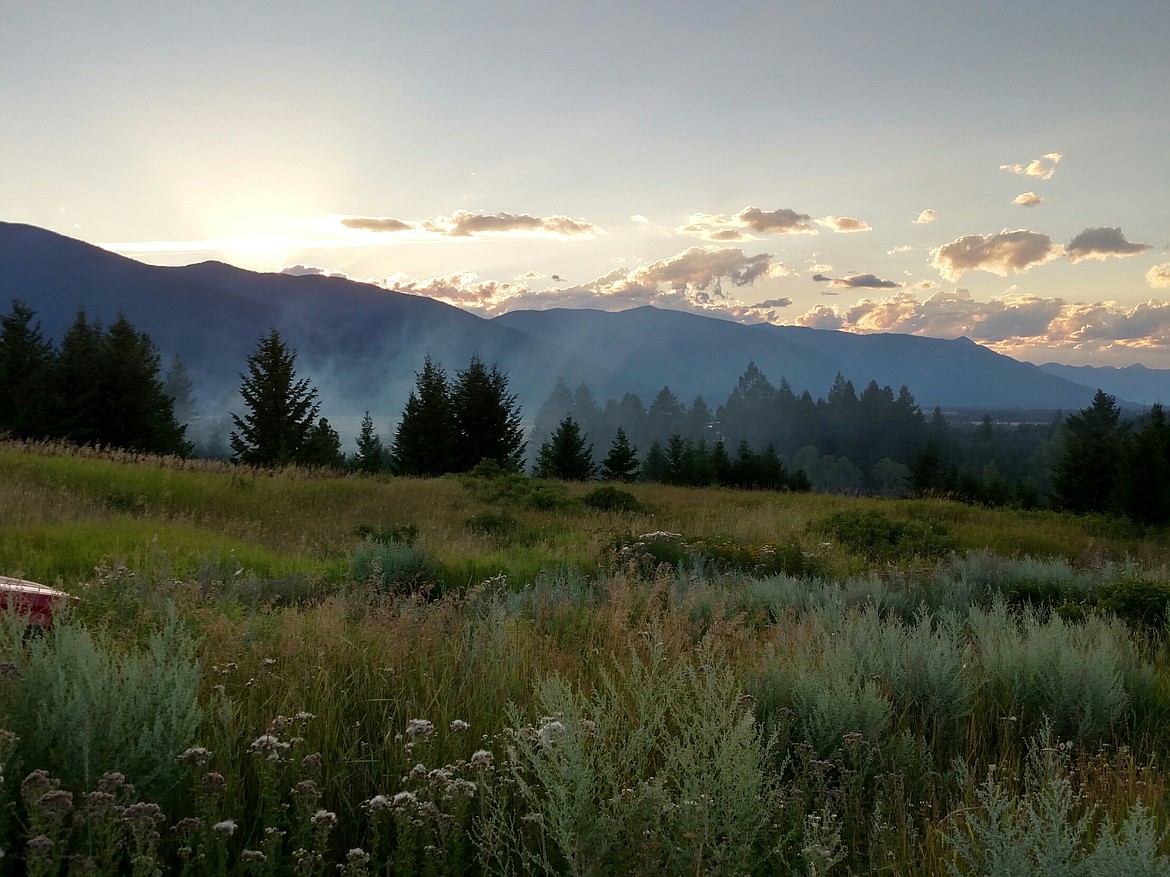 Smoke from the Border Fire on July 23.