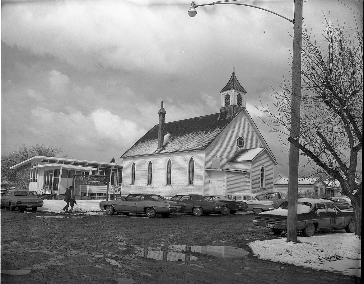 The original Methodist Church on March 26, 1972.