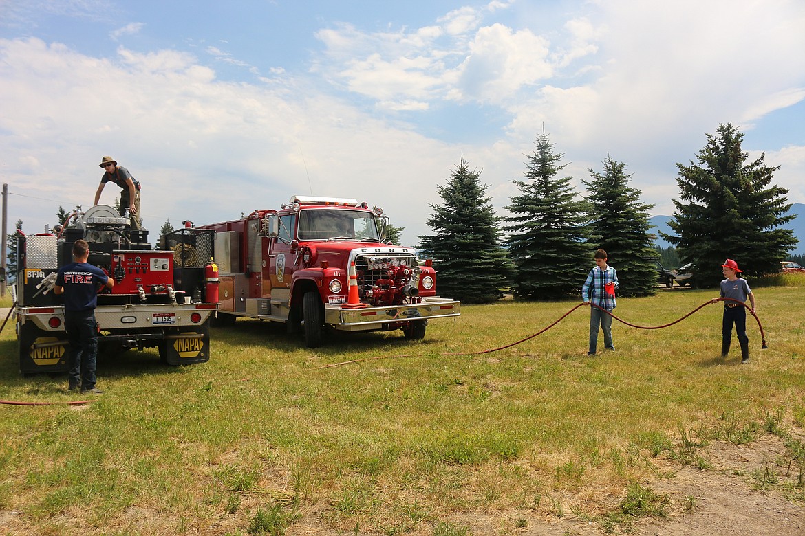 Photo by Mandi Bateman
North Bench breaks out the big toys for the public.