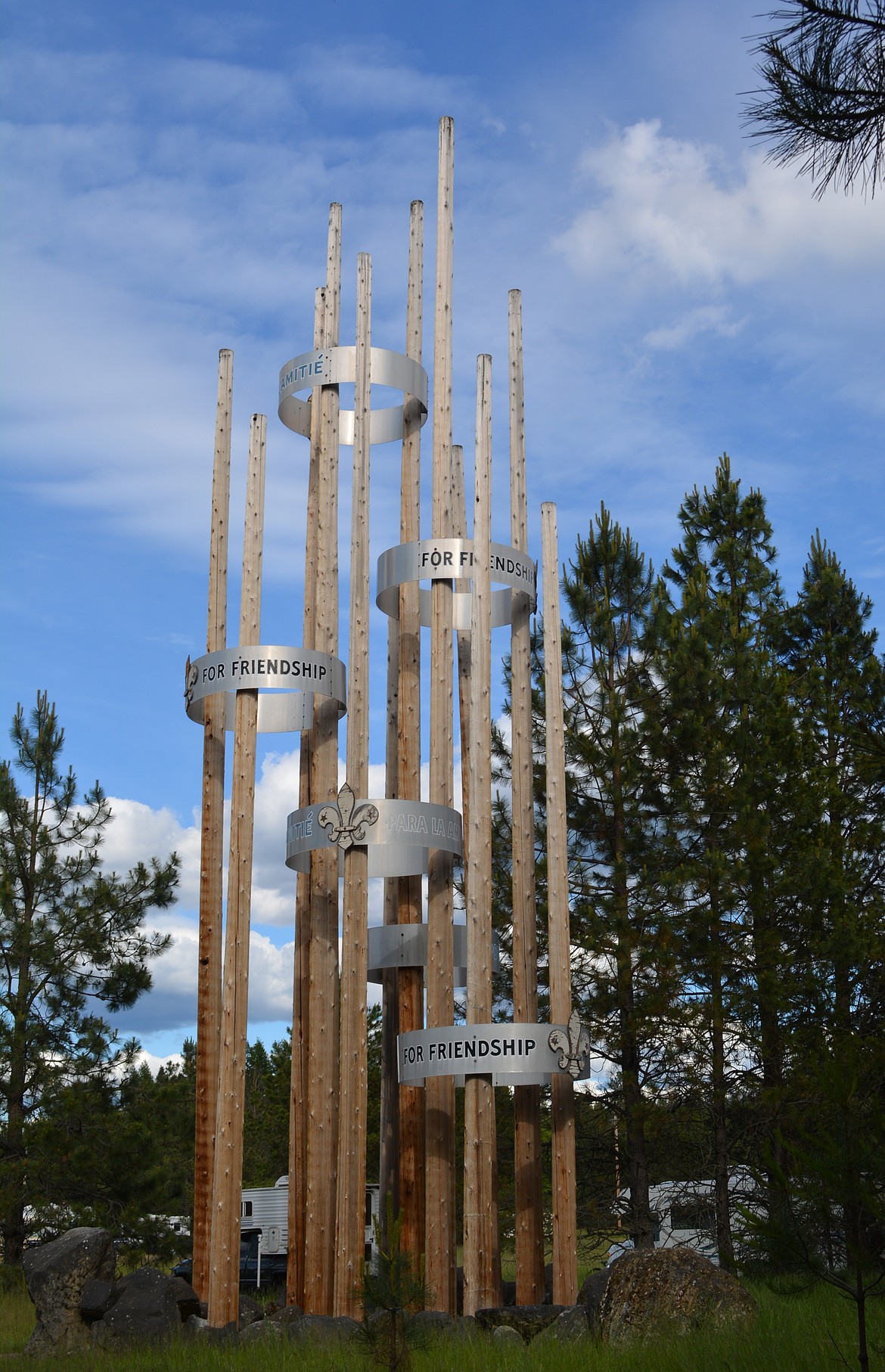 Courtesy photo
The Friendship Tower, constructed at Farragut State Park for the 1967 Boy Scout World Jamboree, will be rededicated Aug. 1 during a 50-year reunion of Jamboree alumni.