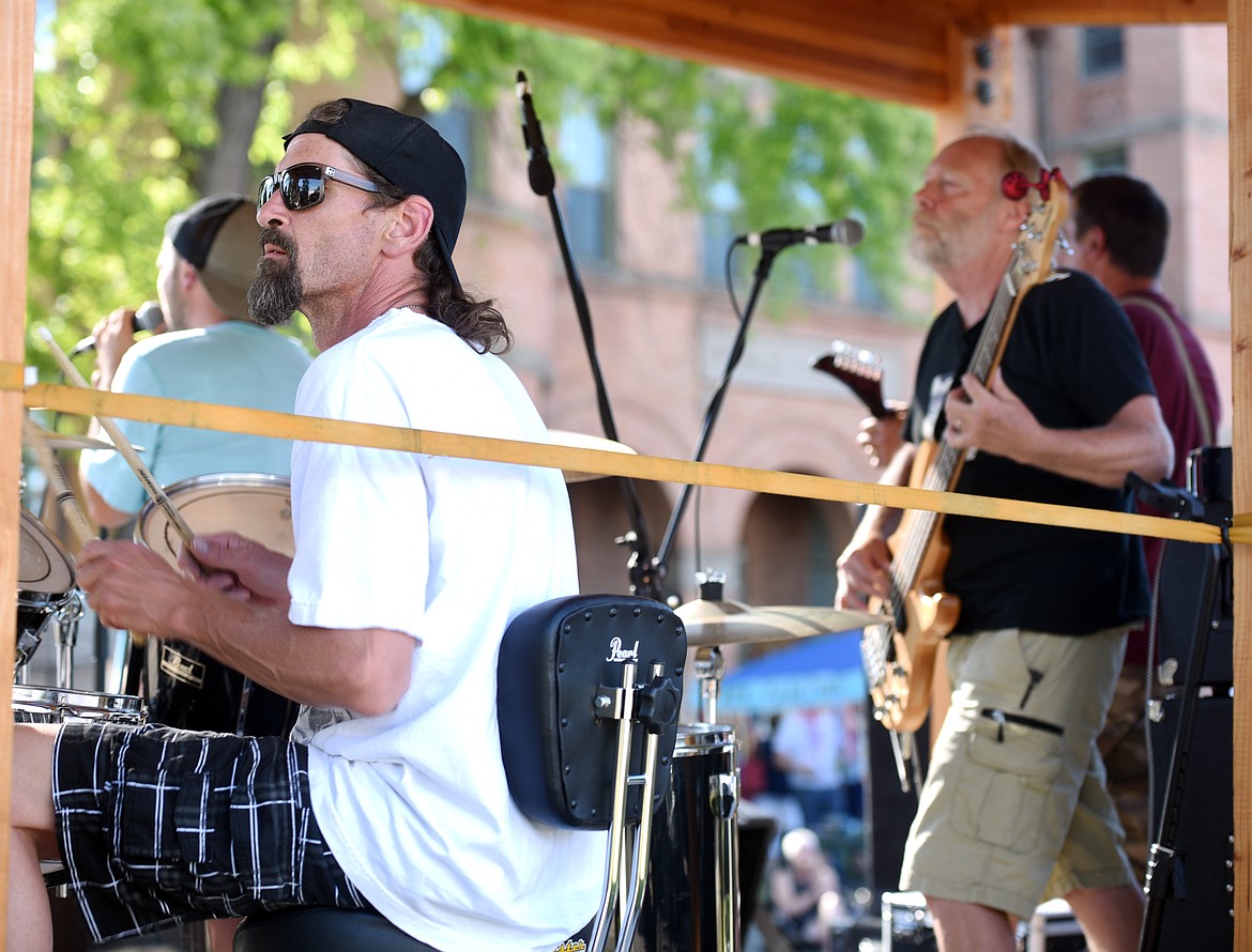 Comatose Posse plays at Thursday!Fest on Thursday, July 13, outside the Museum at Central School in Kalispell.(Brenda Ahearn/Daily Inter Lake)