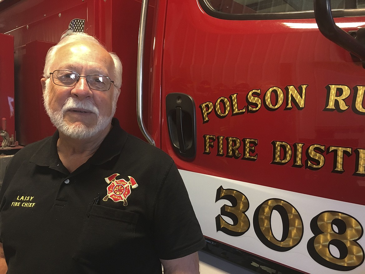 POLSON Rural Fire District Chief Paul Laisy will retire in September. He accepted the position as an interim chief for six months, but the job has lasted about two years. (Ashley Fox/Lake County Leader)