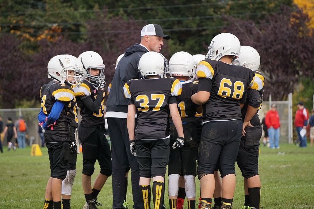 Luke Stavros coaches the 8th grade Coeur d'Alene Junior Steelers team and instructs his players to win and lose with class. Coeur d'Alene Junior Tackle has an estimated 600 players in its program (grades  3-8) on 33 teams. Player signups are going on now.