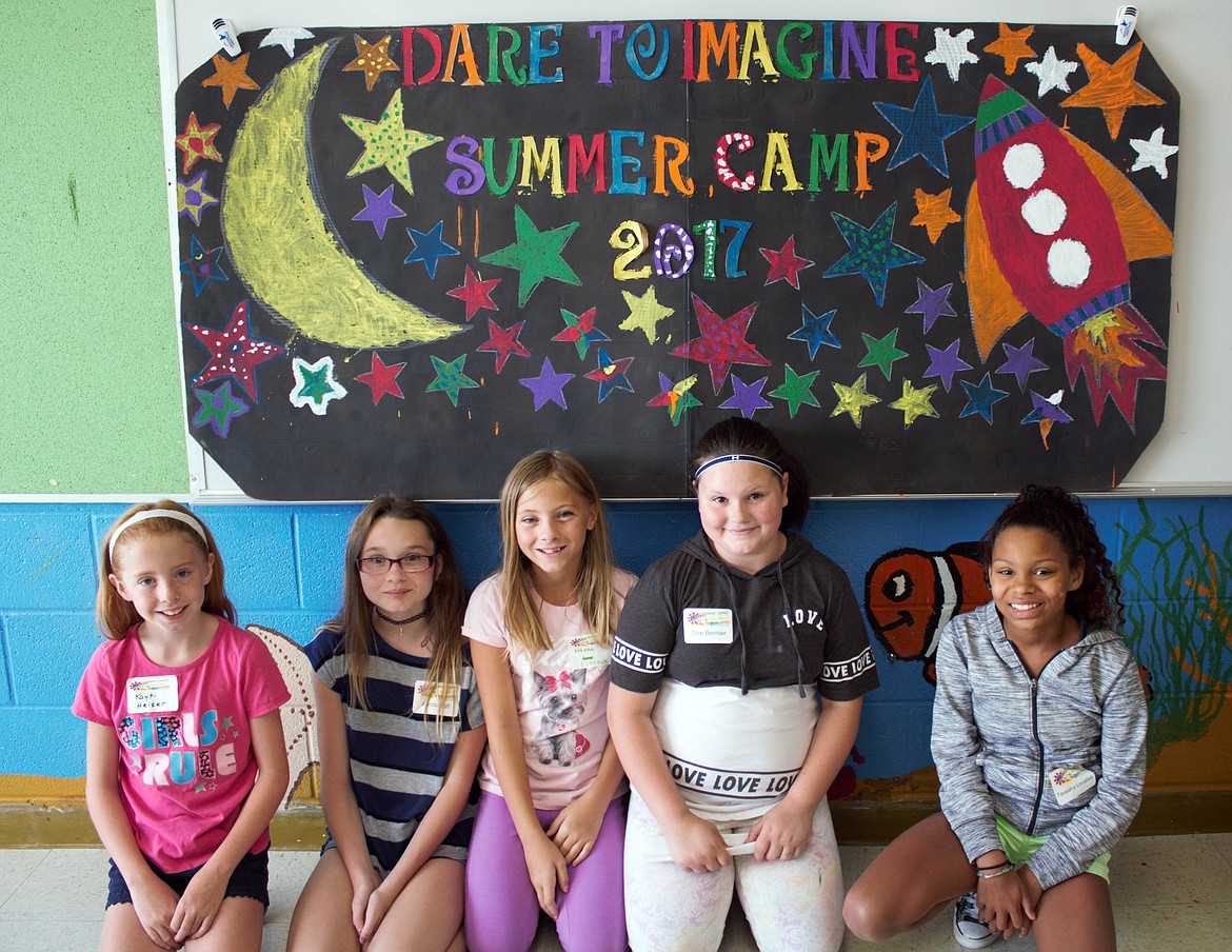 Arts and crafts was among the most popular events at the Dare to Imagine Summer Camp.
